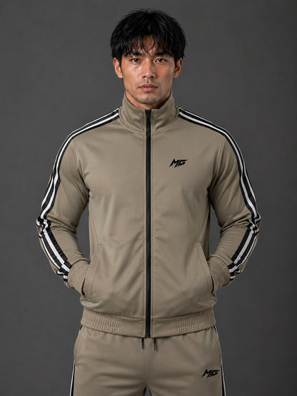 MontGuru AeroFlex AirLite Track Jacket – Beige
