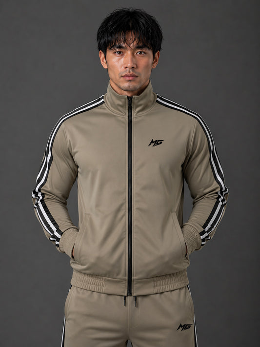 MontGuru AeroFlex AirLite Track Jacket – Beige