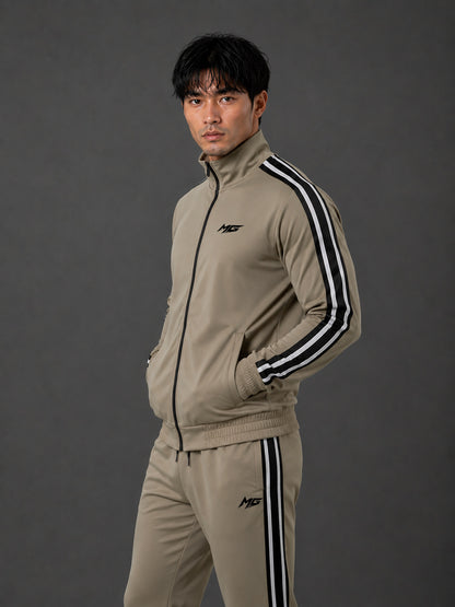 MontGuru AeroFlex AirLite Track Jacket – Beige