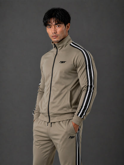 MontGuru AeroFlex AirLite Track Jacket – Beige