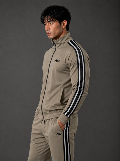 MontGuru AeroFlex AirLite Track Jacket – Beige