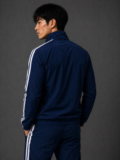 MontGuru ShadowFlex Mesh-Lined Track Jacket UV Protect  – Navy